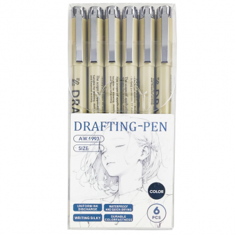 Купить Набор линеров «Drawing» 6шт/уп №1993 оптом